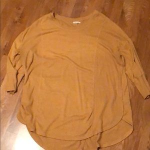 Maurice’s Size 2 (Plus size) mustard shirt